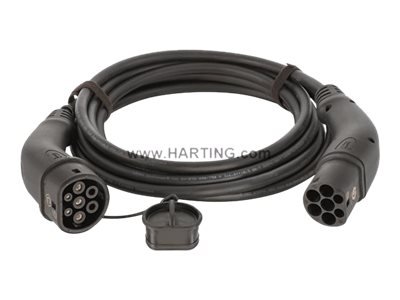Harting LOGILINK EVC0110 - Typ 2 Kabel für E-Fahrzeuge 7.4 kW 7.5 m