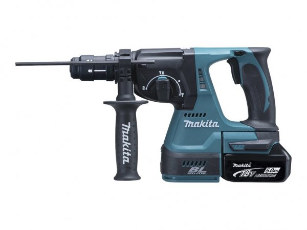 Makita DHR243RTJ - Nero - Blu - Sovraccarico - 2,4 cm - 9500 Giri/min - 2 J - 4700 bpm