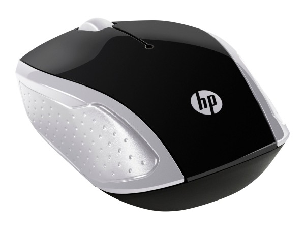HP Wireless Mouse 200 (Pike Silver) - Ambidestro - Ottico - RF Wireless - 1000 DPI - Argento