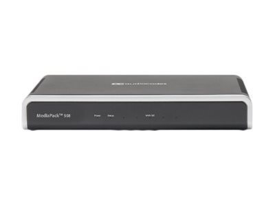 AudioCodes MediaPack 504 analog VoIP gateway with 2 FXS Voice Interfaces software - Gateway - SIP