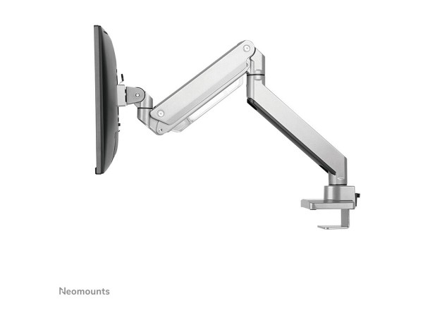 Neomounts NM-D775SILVERPLUS Braccio per monitor 10-49" - molla a gas - Topfix - 180°-stop - Morsetto