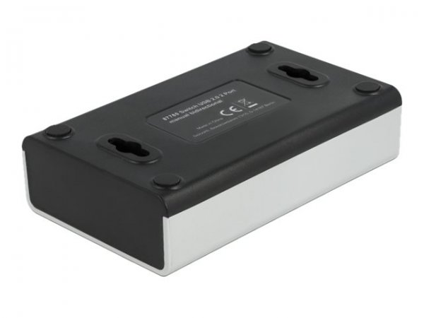 Delock Umschalter USB 2.0 mit 1 x Typ-B Buchse zu 2 - Digitale/dati - 0,11 m