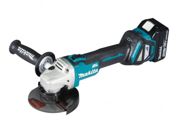 Makita DGA511RTJ - 8500 Giri/min - 12,5 cm - Batteria - 3,83 kg - Motore senza spazzole