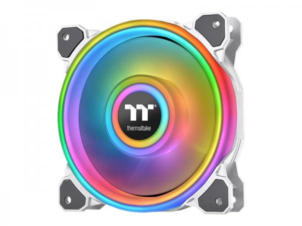 Thermaltake CL-F100-PL12SW-C - Ventilatore - 12 cm - Bianco