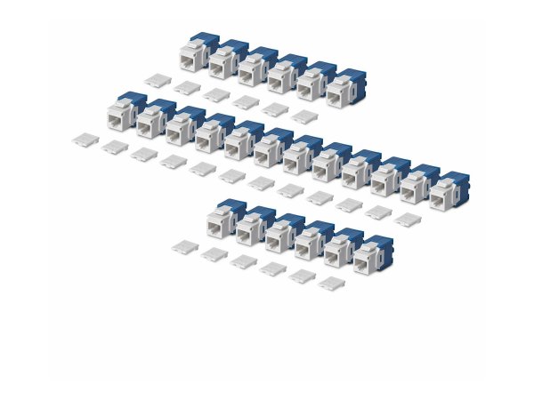 StarTech.com Cat6 Keystone Jack 24-Pack 180-Deg - Rete - CAT 6