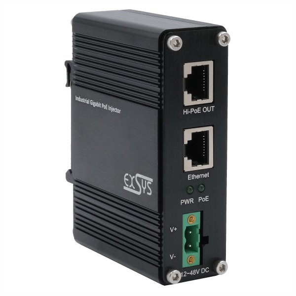 Exsys EX-60310 - Gigabit Ethernet - 10,100,1000 Mbit/s - 10/100/1000 - IEEE 802.3af - IEEE 802.3at -