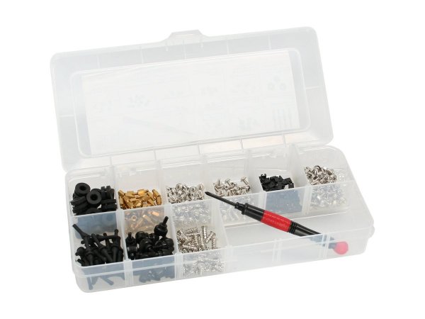InLine Set di viti - con cacciavite - 411pz.