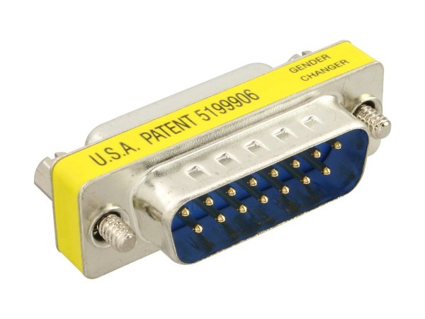 InLine Adattatore Sub-D 15pin ( Game ) maschio / femmina - Mini-Gender-Changer