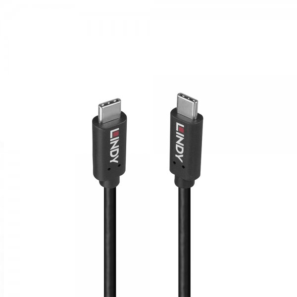 Lindy USB 3.2 Typ C Kabel 20Gbit/s 100W PD GRS - Cavo - Digitale/dati