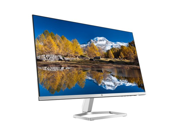HP M27fq QHD Monitor - 68,6 cm (27") - 2560 x 1440 Pixel - Quad HD - LCD - 5 ms - Argento