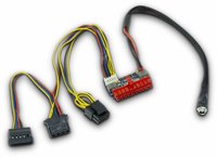 Inter-Tech 88882193 - ATX (20-pin) - SATA 15-pin + Molex (4-pin) - Dritto - Dritto - Multicolore - 3