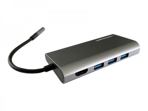 LC-Power LC-HUB-C-MULTI-5 - Cablato - USB 3.2 Gen 1 (3.1 Gen 1) Type-C - 100 W - 10,100,1000 Mbit/s