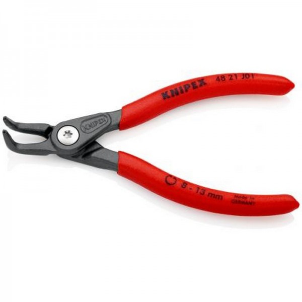 KNIPEX 48 21 J01 - Pinze per rondella di tenuta - Acciaio al cromo vanadio - Plastica - Rosso - 13 c