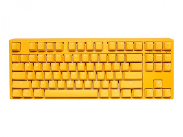Ducky One 3 Yellow TKL - Tenkeyless (80 - 87%) - Cablato - USB - Interruttore a chiave meccanica - G