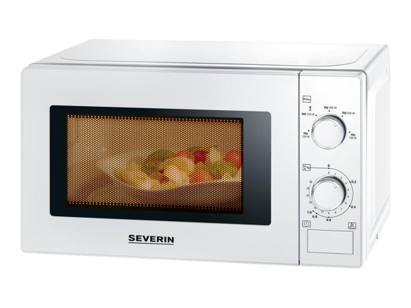 SEVERIN MW 7770 - Superficie piana - Solo microonde - 20 L - 700 W - Pulsanti - Manopola - Bianco
