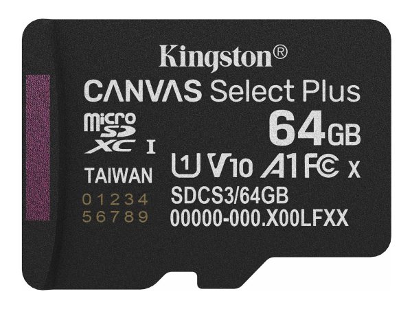 Kingston Canvas Select Plus - Flash-Speicherkarte - Extended Capacity SD (MicroSDHC)