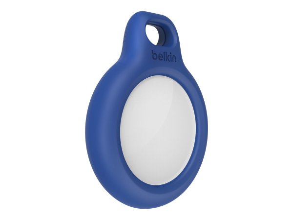 Belkin SECURE HOLDER AIRTAG CON LACCIO - BLU - Custodia - Blu - Key finder case - Scratch resistant
