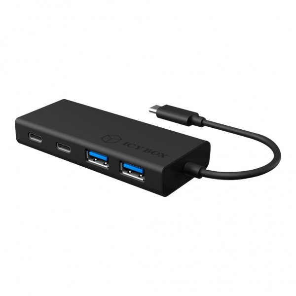 ICY BOX IB-HUB1426-CPD - USB 3.2 Gen 1 (3.1 Gen 1) Type-C - USB 3.2 Gen 1 (3.1 Gen 1) Type-A - USB 3