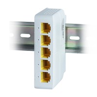 ALLNET Switch unmanaged• 5x GbE• PoE Budget 85W• 1x bt out 3x af/at out - Interruttore - Filo di ram