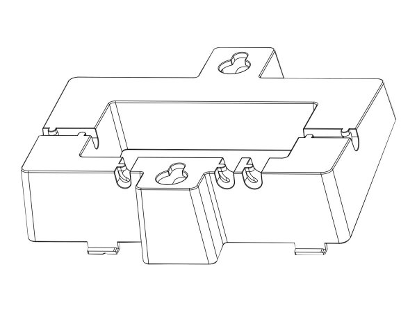 Grandstream wallmounting kit per GRP260x - Nero - Grigio - GRP2601 - GRP2602 - GRP2603 - GRP2604
