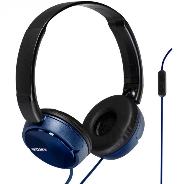 Sony MDR-ZX310AP - Cablato - 10 - 24000 Hz - Musica e Chiamate - 125 g - Auricolare - Blu
