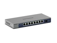 Netgear GS108X - Switch - unmanaged - 8 x/1000+ 1 10 Gb Ethernet SFP+... - Interruttore - 1 Gbps