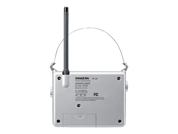 Sangean Electronics Sangean PR-D6 - Portatile - Analogico - AM - FM - MW - 87,5 - 108 MHz - 520 - 17