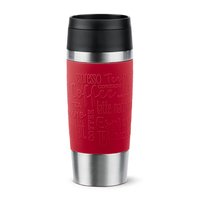 EMSA Travel Mug Classic Thermobecher dunkelrot/edelstahl 0.36 Liter