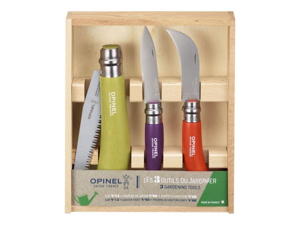 Opinel Gartenmesser-Set farbsortiert 1 Set