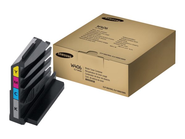 Samsung Unità di raccolta toner originale CLT-W406 - Laser - Cina - Nero - Ciano - Magenta - Giallo