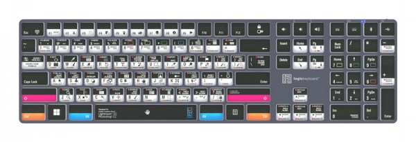 Logickeyboard Adobe Photographer PS/LR Titan FR PC - Tastiera - QWERTY