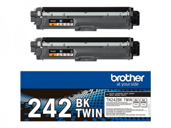 Brother TN-242BKTWIN - 2500 pagine - Nero - 2 pz