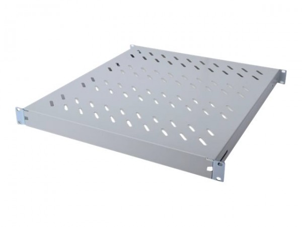 DIGITUS Ripiano con rotaie per il montaggio variabili per installazione fissa su armadi da 483 mm (1