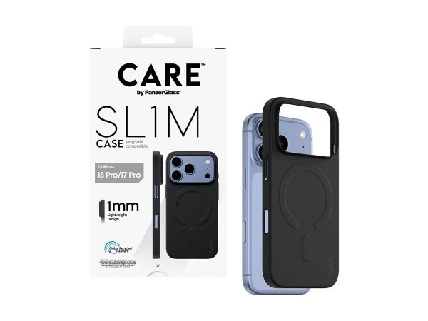 PanzerGlass CARE by SL1M Case Schwarz m. MagSafe iPhone 17 Pro