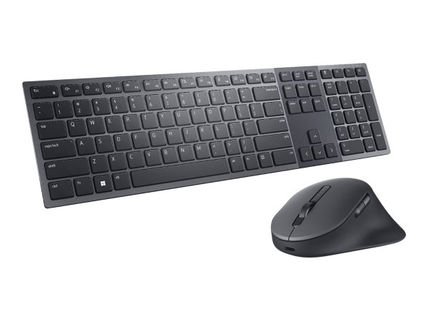 Dell KM900 - Wireless - RF senza fili + Bluetooth - Tasto con meccanismo a forbici - QWERTZ - Grafit