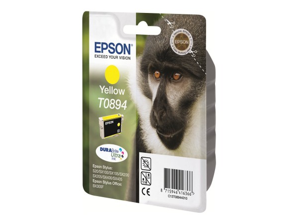 Epson DURABrite Ultra Ink T 089 Tintenpatrone yellow 0894 - Originale - Cartuccia di inchiostro