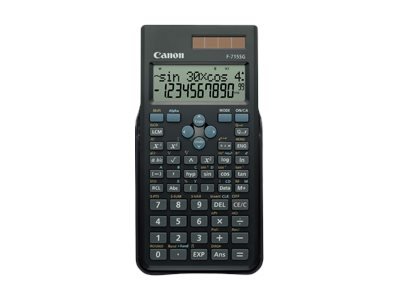 Canon F-715SG - Tasca - Calcolatrice scientifica - 12 cifre - 2 linee - Batteria/Solare - Nero