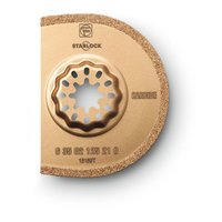 Fein 63502125210 - Lama per sega - Cartongesso - Calcestruzzo poroso - Piastrella - Carburo - 7,5 cm