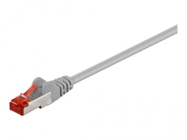 Goobay Cat 6 SFTP PiMF Patchkabel Grey - Cavo - Rete