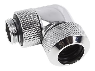 Alphacool 17392 - Guarnizione - Ottone - Cromo - 1/4" - 90° - 21 mm