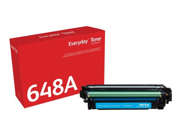 Xerox Toner Everyday™ _OEM_NAME_ Ciano di compatibile con HP 648A (CE261A) - Capacità standard - 110