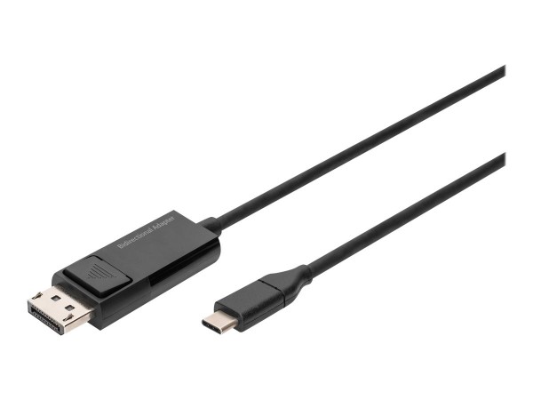 DIGITUS USB Typ C DisplayPort Bidi Adapterkabel - Cavo - Digitale/dati