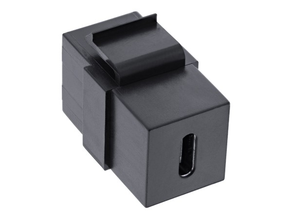 InLine Inserto Snap-In USB 3.1 Type-C femmina/femmina - nero
