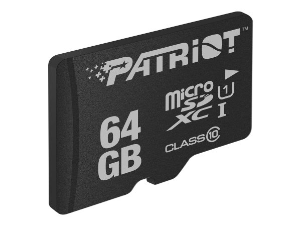 PATRIOT Memory PSF64GMDC10 - 64 GB - MicroSDXC - Classe 10 - UHS-I - 80 MB/s - Class 1 (U1)