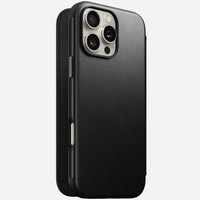 Nomad Modern Leather Folio iPhone 16 Pro Max Black