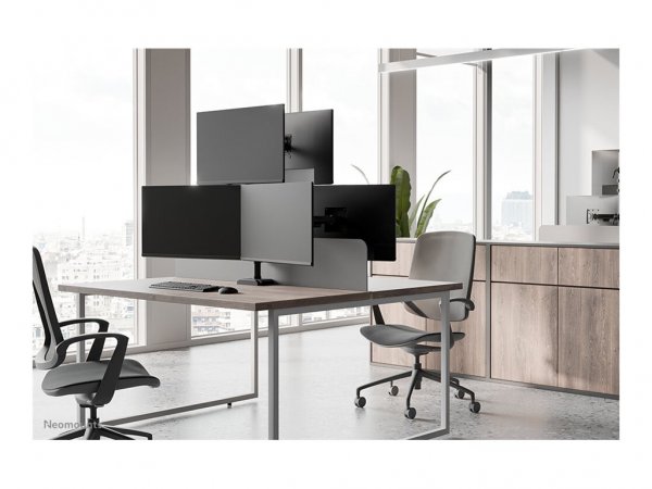 Neomounts DS60-600BL2-1 Triple monitor a