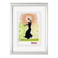 Hama Madrid - Cornice per foto singola - Plastica - Bianco - 15 x 20 cm - Rettangolare - Riflettente