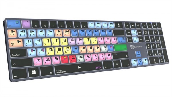 Logickeyboard Avid Media Composer Titan FR PC - Tastiera - QWERTY