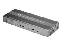 OWC Thunderbolt Go Dock - Docking - Thunderbolt 4 - 90 W - 3,5 mm - 10,100,1000,2500 Mbit/s - Grigio