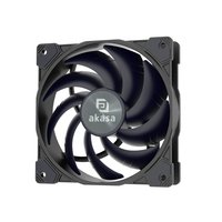 Akasa Alucia SM12 PWM Lüfter 120mm - schwarz - 1600 rpm - 12 V